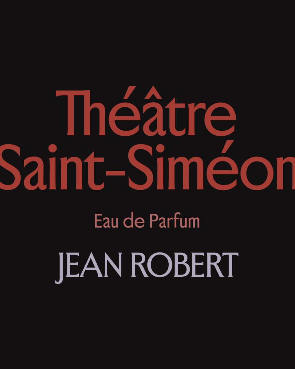 Jean Robert Théâtre Saint-Siméon Eau de Parfum - Stéle