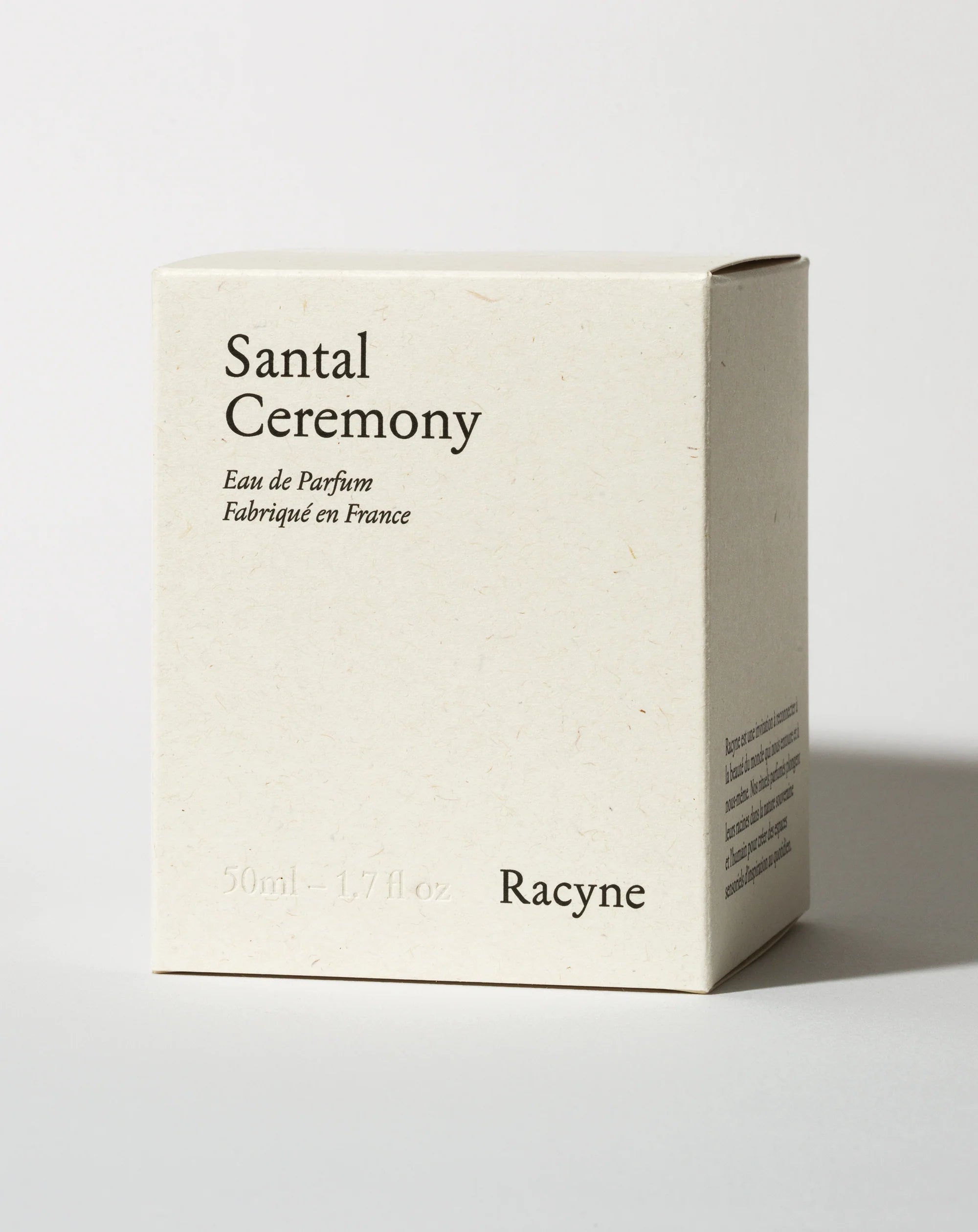 Racyne Santal Ceremony Eau de Parfum - Stéle