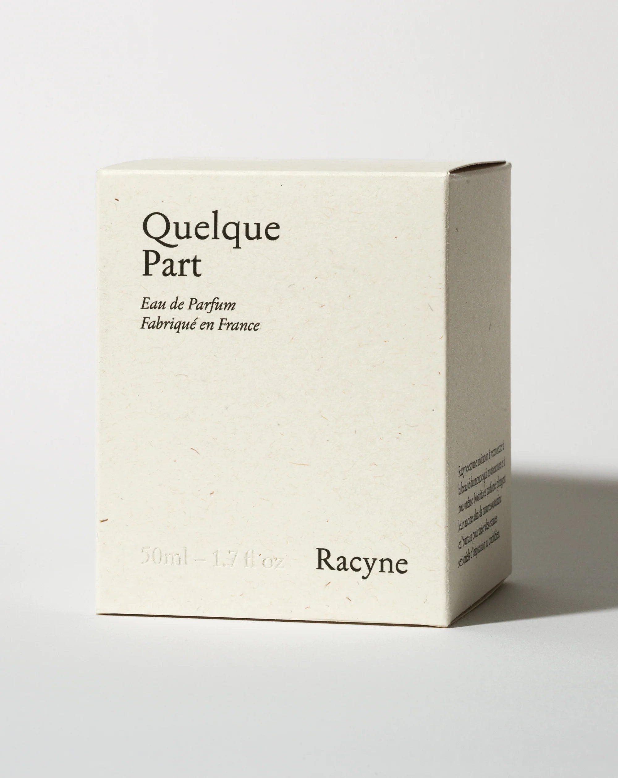 Racyne Quelque Part Eau de Parfum - Stéle