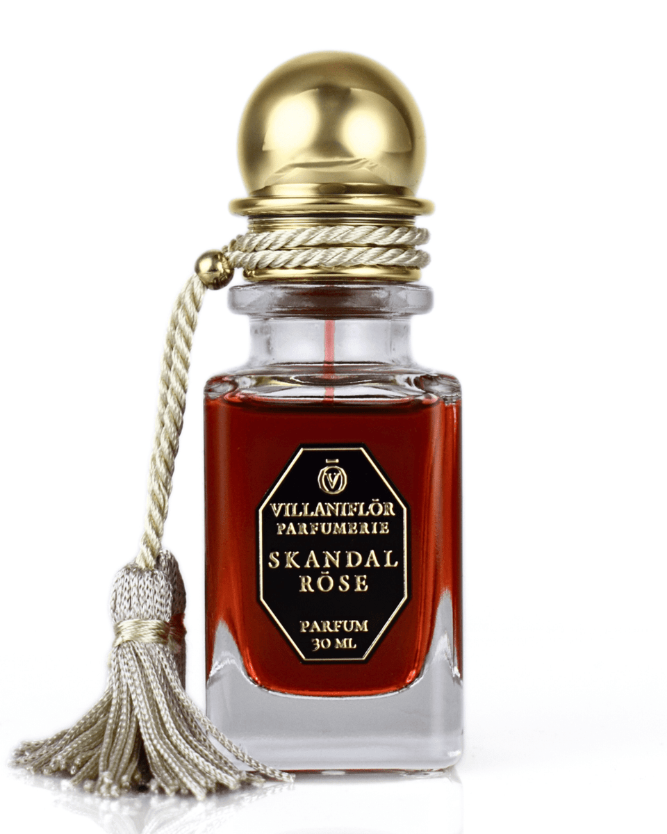 Villaniflōr Skandal Rōse Parfum - Stéle