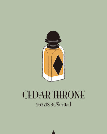 OrDioLab Cedar Throne Extrait De Parfum - Stéle
