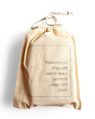 January Scent Project Frankincense, You Are as a Light Under the Snow - Stéle
