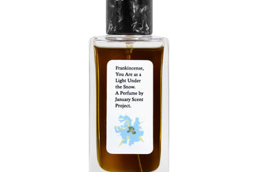 January Scent Project Frankincense, You Are as a Light Under the Snow - Stéle