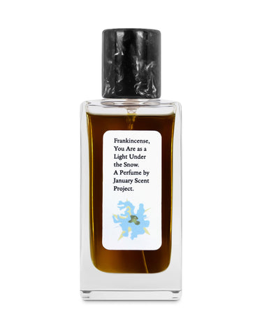 January Scent Project Frankincense, You Are as a Light Under the Snow - Stéle