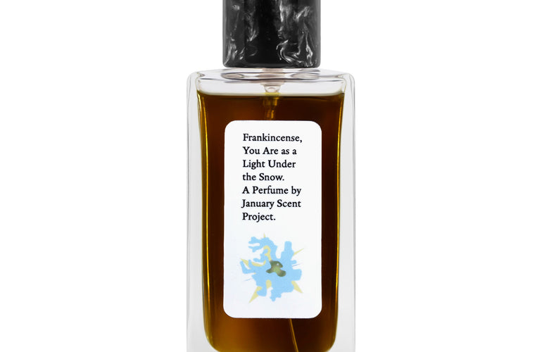January Scent Project Frankincense, You Are as a Light Under the Snow - Stéle