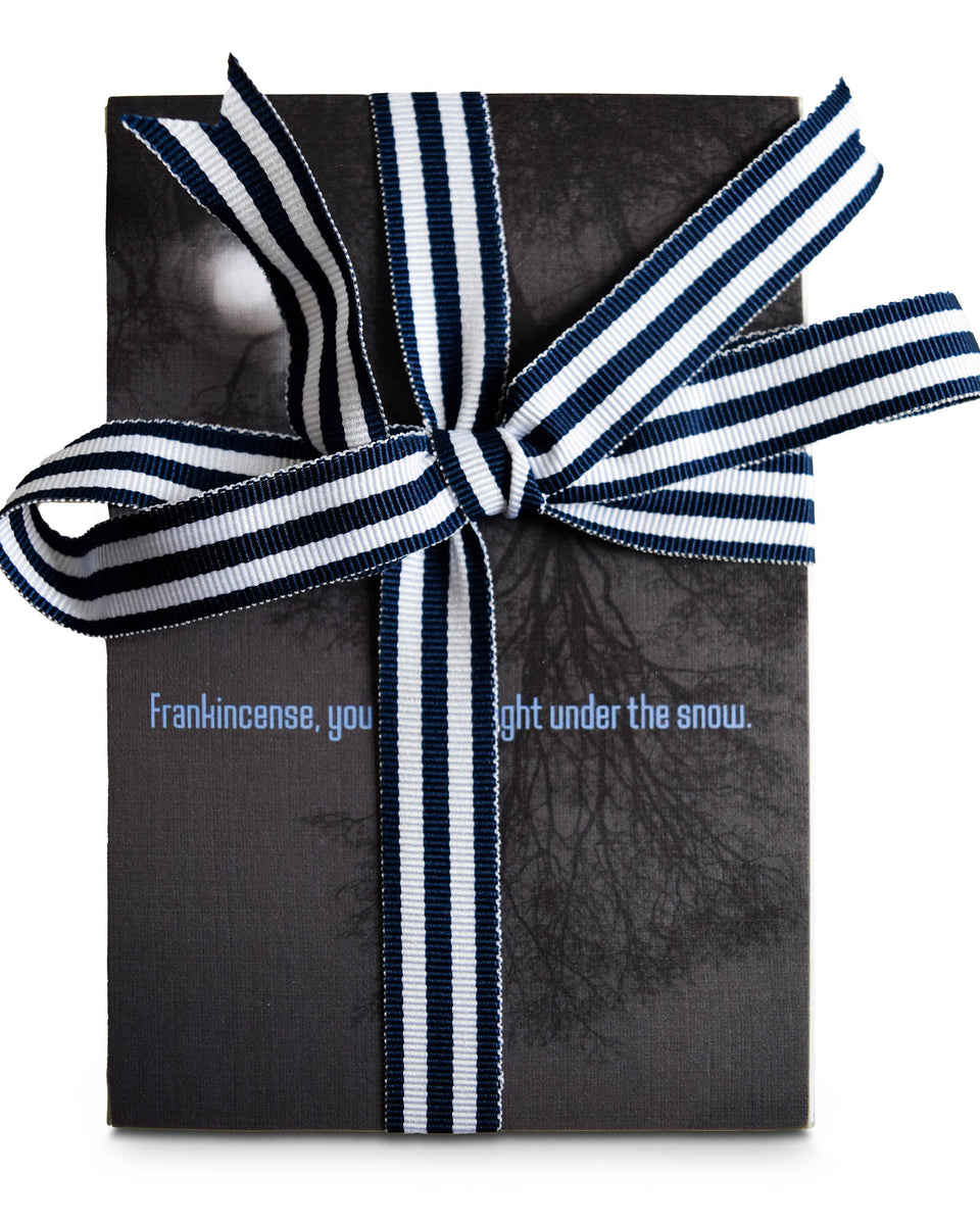 January Scent Project Frankincense, You Are as a Light Under the Snow - Stéle