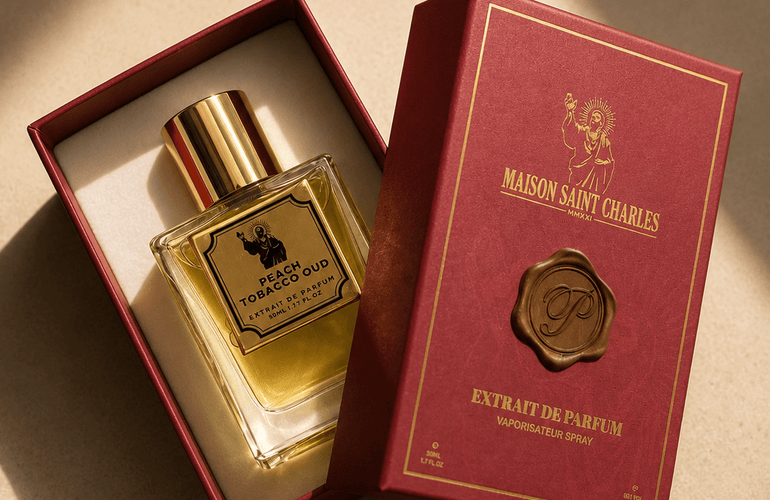 Maison Saint Charles Peach Tobacco Oud Extrait de Parfum - Stéle