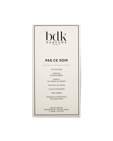 BDK Parfums Pas Ce Soir Eau de Parfum - Stéle