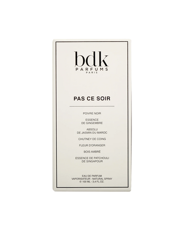 BDK Parfums Pas Ce Soir Eau de Parfum - Stéle