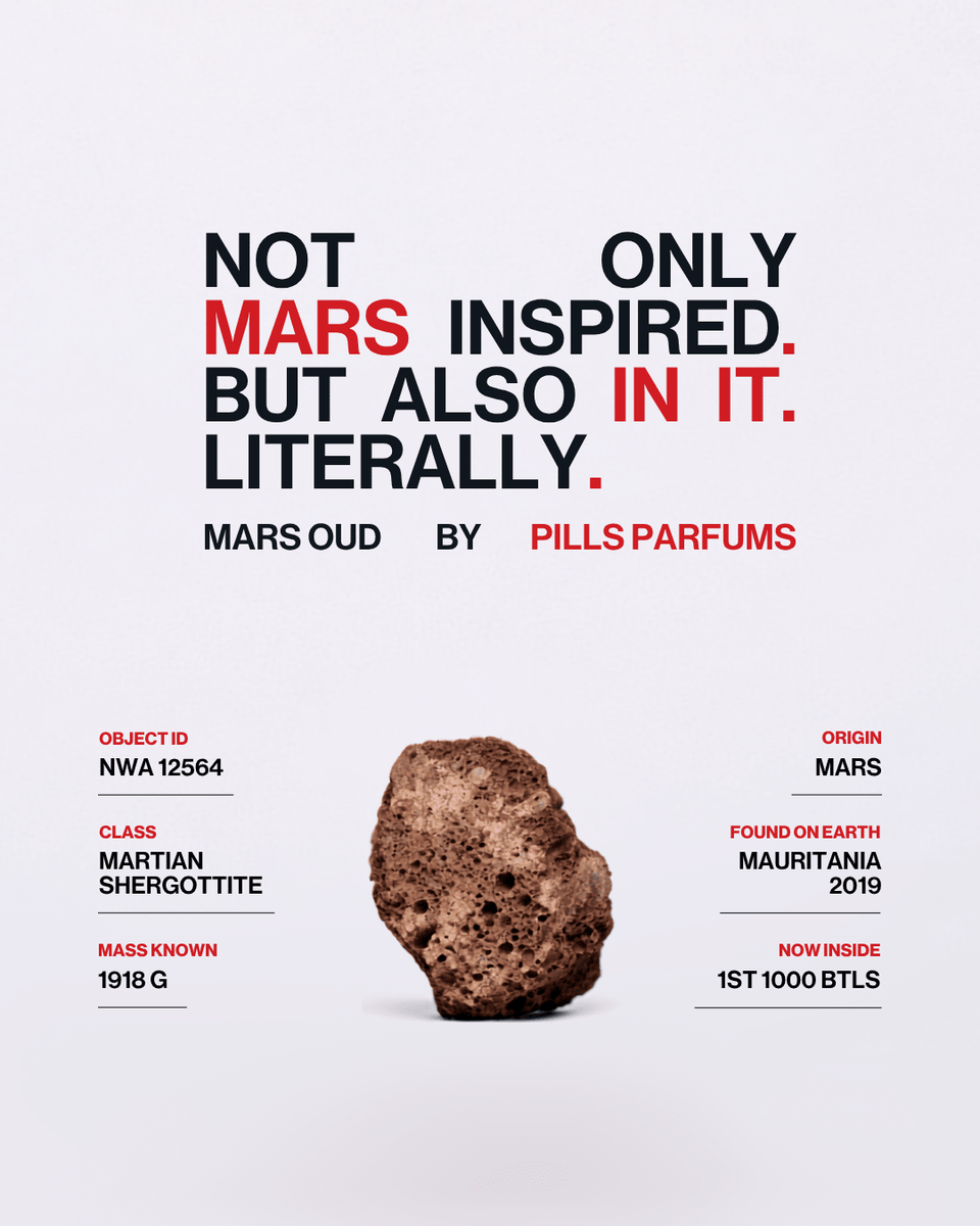 Pills Parfums Mars Oud Extrait de Parfum - Stéle