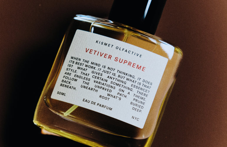 Kismet Olfactive Vetiver Supreme Eau de Parfum - Stéle