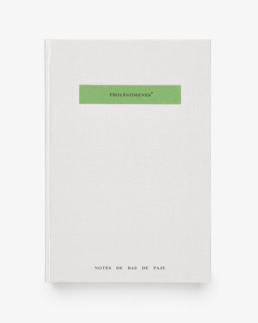 Notes De Bas De Paje Prolégomènes¹ Extrait De Parfum - Stéle