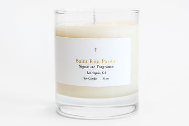 Saint Rita Parlor Signature Candle