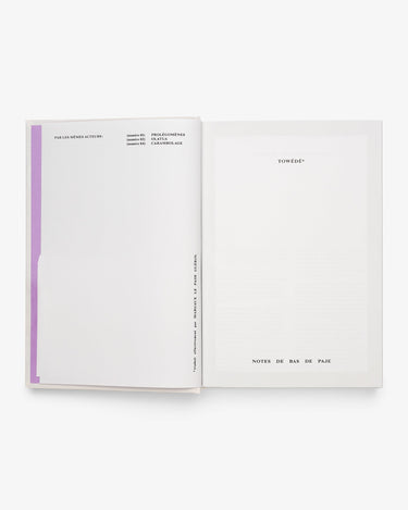 Notes De Bas De Paje Towédé³ Extrait De Parfum - Stéle
