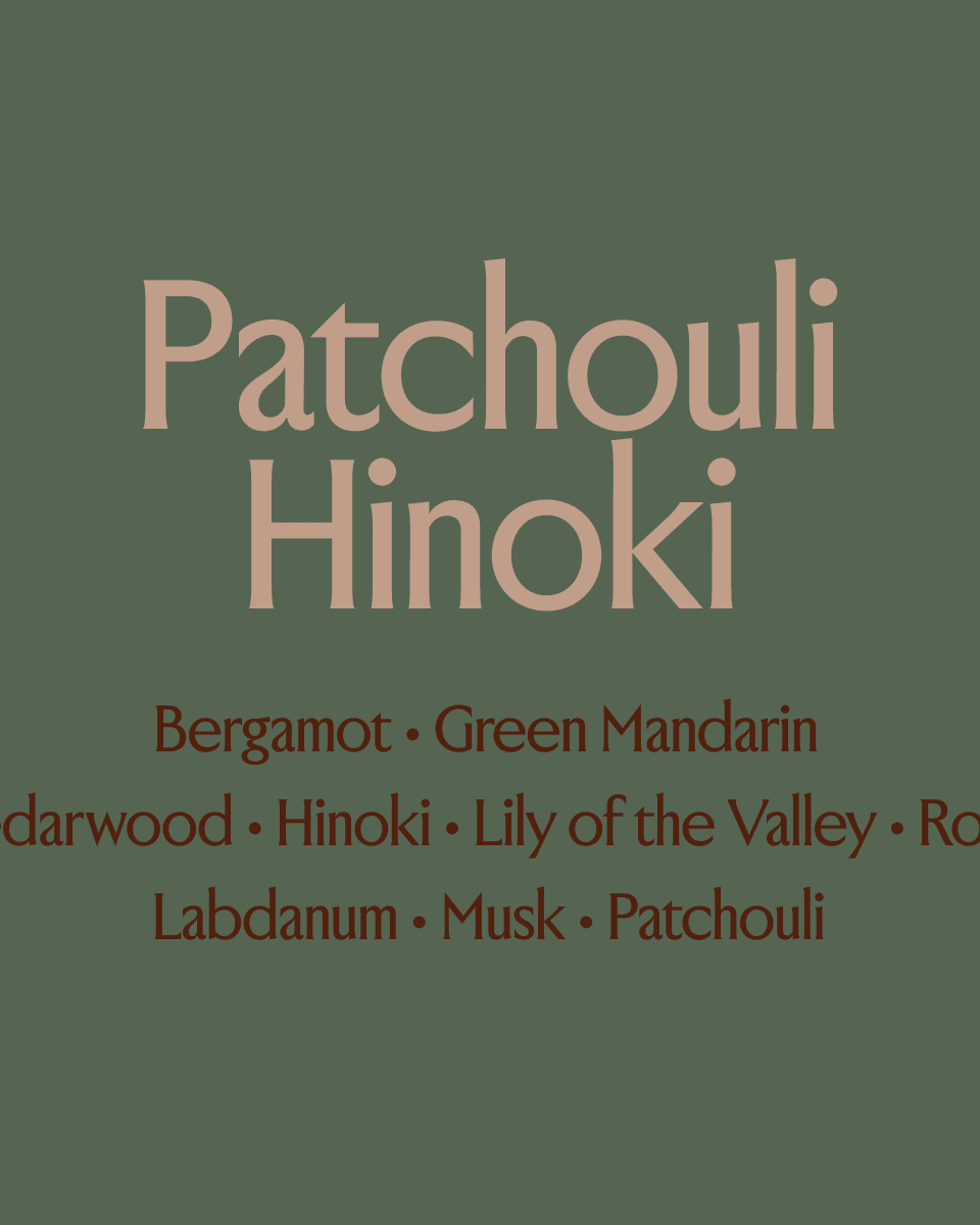 Jean Robert Patchouli Hinoki Eau de Parfum - Stéle